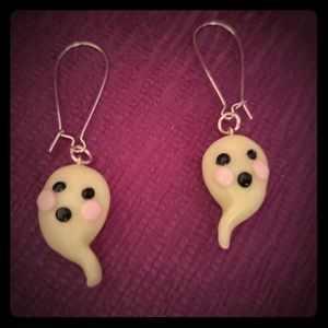 Glow in the dark Ghost earrings for Halloween